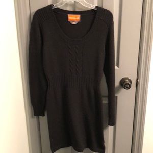 Black sweater dress